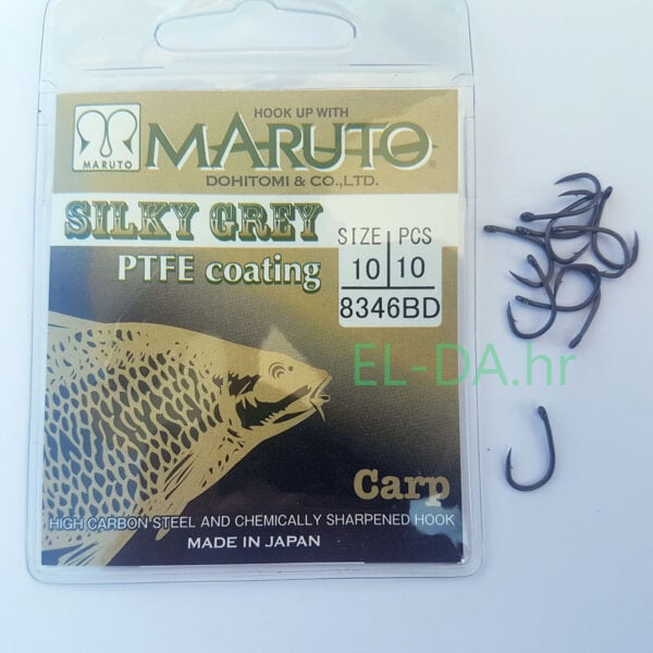 Maruto Silky Grey 8346 teflonske udice vel10