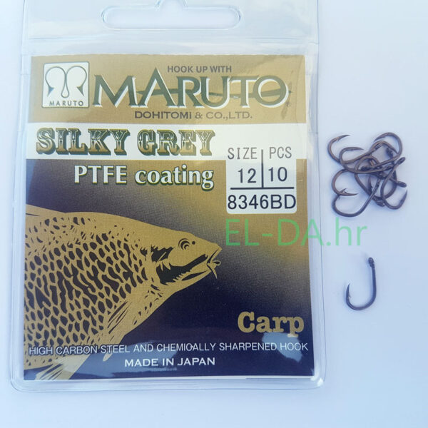 Maruto Silky Grey 8346 teflonske udice vel12
