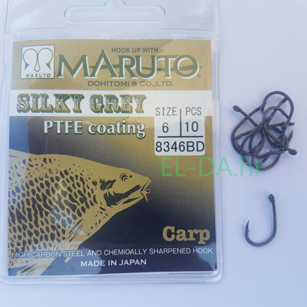 Maruto Silky Grey 8346 teflonske udice vel6