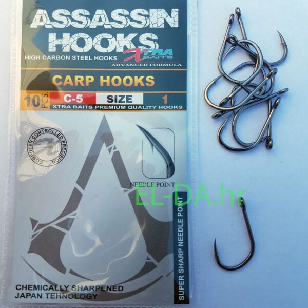 Xtra Baits Assassin Carp C-5 udice vel1