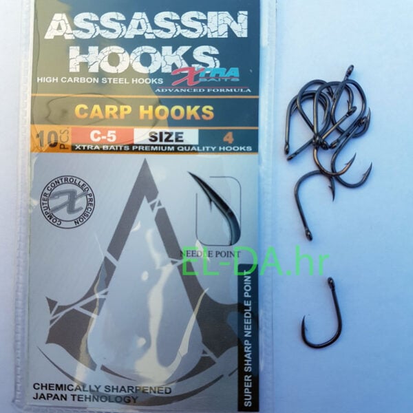 Xtra Baits Assassin Carp C-5 udice vel4
