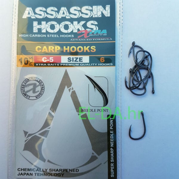 Xtra Baits Assassin Carp C-5 udice vel6