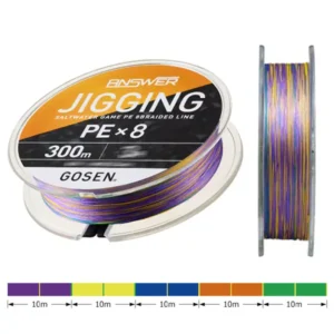 Gosen Answer Jigging 8niti multicolor upredenica 300m PE4.0 0.340