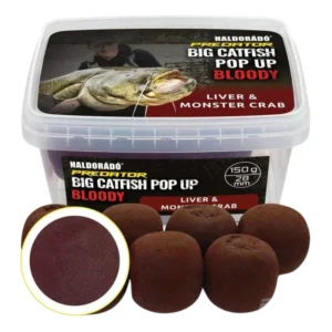 Haldorado Catfish Pop Up Bloody - Liver Monster Crab 200gr 28mm