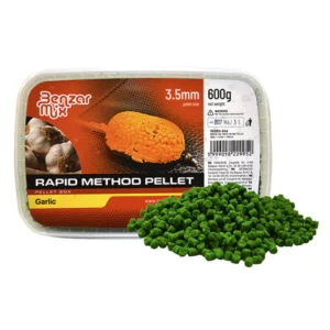 Benzar Mix Rapid Method Pellet namočene 600gr 3.5mm Češnjak