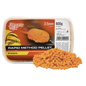 Benzar Mix Rapid Method Pellet namočene 600gr 3.5mm N-butyric