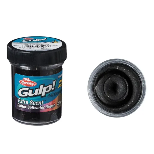 Berkley Gulp Saltwater tijesto za udicu Fishoil Black Silver Gold Glitter