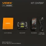 Videx naglavna svjetiljka 5+cob 310lm IP65(20)