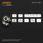 Videx ručna naglavna podvodna svjetiljka 10W 600lm IP68(18)