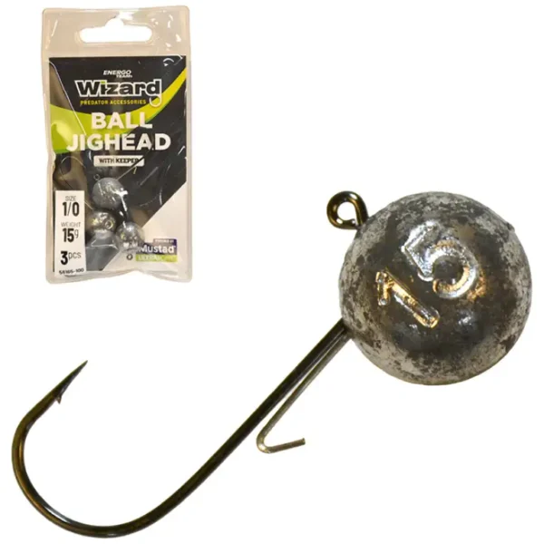 Wizard Ball jig glava 3kom #2/0 10gr