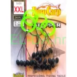 Eurocarp gumeni tvrdi stoperi XXL crni 24kom