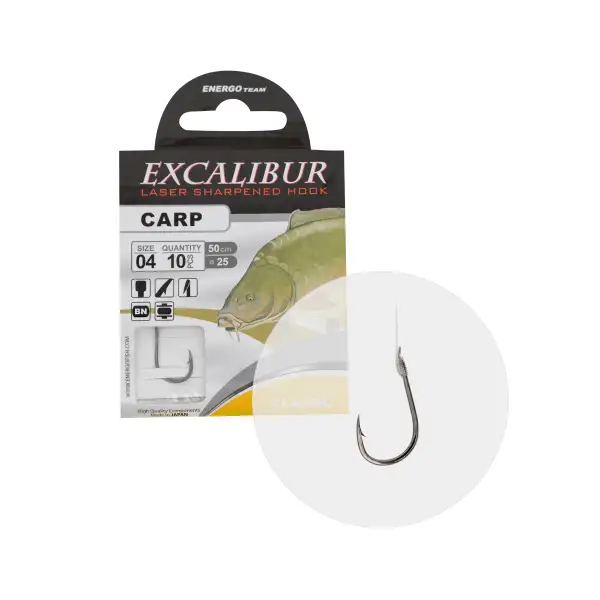 Excalibur Carp Classic navezane udice crne