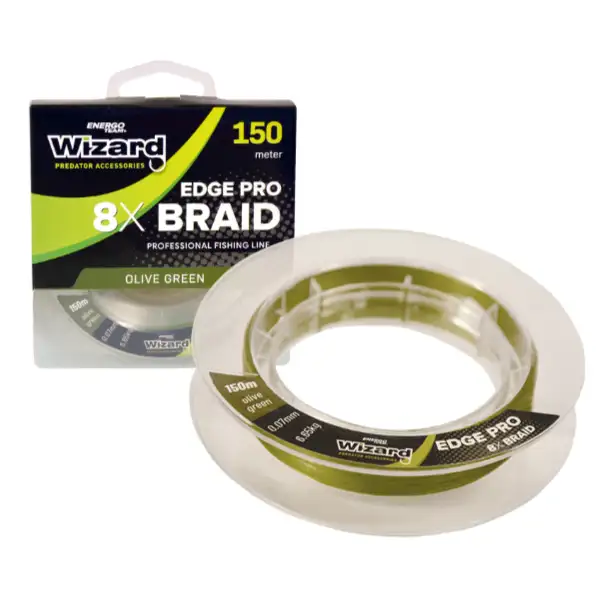 Wizard Edge Pro 8niti maslinasto zelena upredenica 150m